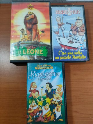 VHS Cartoni Animati: Leo il Leone, Stanlio & Ollio