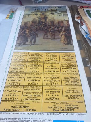 Programa Toros Sevilla 1986