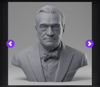 Busto Martin Scorsese 3D 20cm Plastica