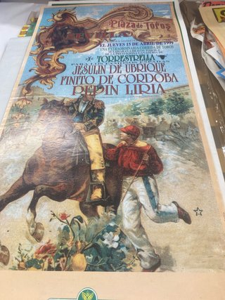 Cartel Toros Sevilla 1999