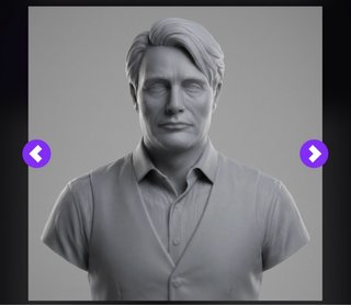 Busto Hannibal Lecter 3D 20cm