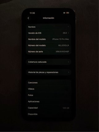 iPhone 13 Pro Max Oro 128GB
