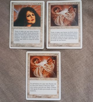 Cartas Magic Inversión de Daño cuarta quinta sexta