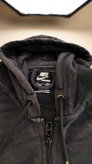 Sudadera Nike Negra Mujer con Capucha