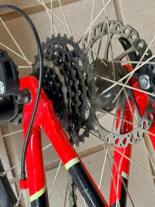 Bicicleta Roja Casi Nueva