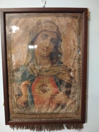 Quadro Sacro Madonna con Sacro Cuore