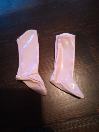 Botas para muñeca Nancy rosas