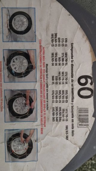 Cadenas de Nieve Talla 60