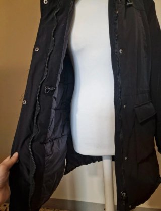 Parka imbottita Only Nera Taglia M