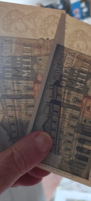 2 Banconote da 1000 Lire Giuseppe Verdi