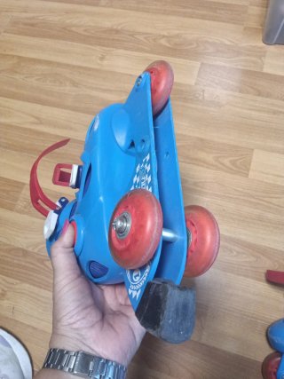 Patines Oxelo Azul/Rojo Talla 26-28