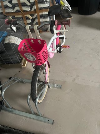 Bicicleta Infantil Rosa y Blanca