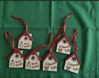 Decorazioni Natalizie in Legno