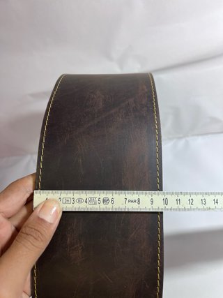 Cinturón artesanal de gimnasio de cuero