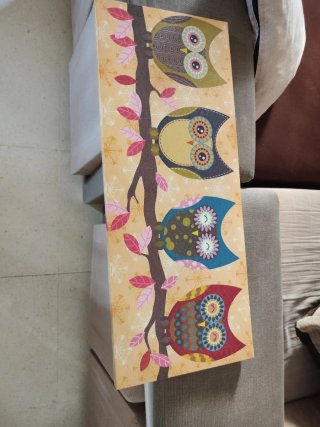 Cuadro Decorativo Búhos en Árbol