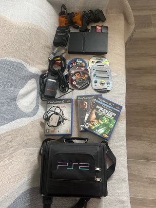 Consola PS2 + Juegos y Accesorios