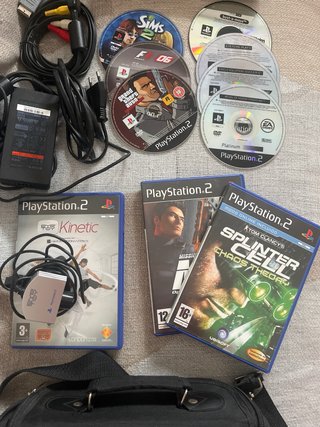 Consola PS2 + Juegos y Accesorios