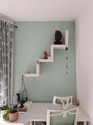 Estantería Escalera Blanca