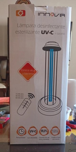 Lámpara Desinfectante UV-C + Ozono Innova-celular