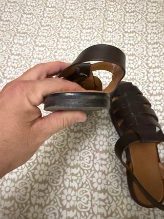 Sandalias Romanas Mango Marrones Talla 40