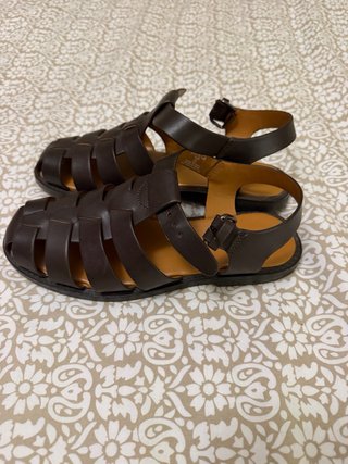 Sandalias Romanas Mango Marrones Talla 40