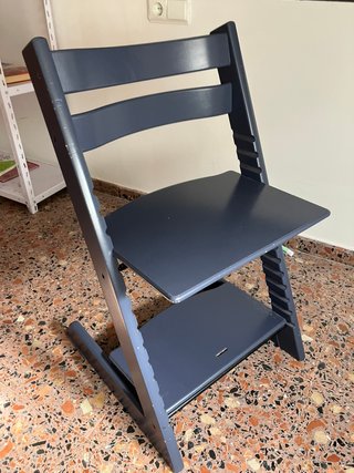 Trona Stokke Tripp Trapp Gris/Azul