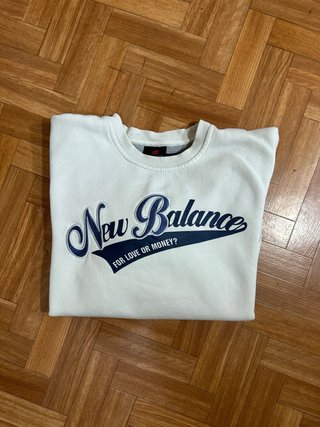 Sudadera New Balance Blanca