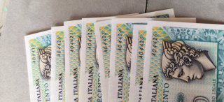 8 Banconote da 500 Lire