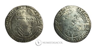 DOBLE PATARD FELIPE EL HERMOSO 1499 AMBERES E1475