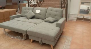 Sofá chaise longue estilo nordico