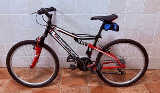 Bicicleta Freerider Montaña Doble Suspensión 24”