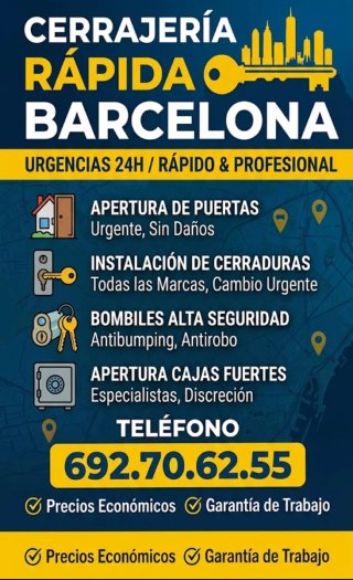 Cerrajero económico barcelona