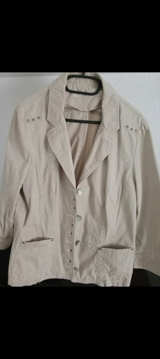 Chaqueta Beige Talla 42