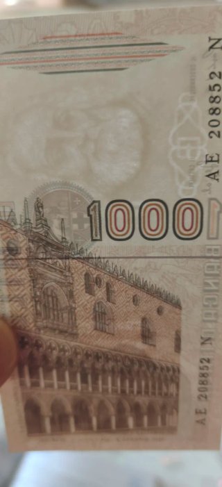 3 Banconote da 1000 Lire
