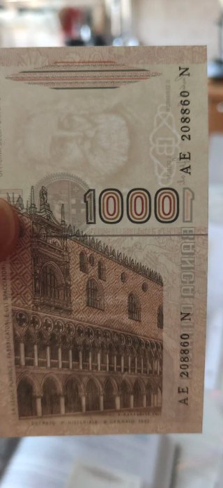 3 Banconote da 1000 Lire
