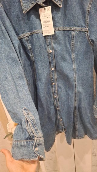 Vestido vaquero Zara godets