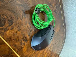 Ratón HP con Cable Verde