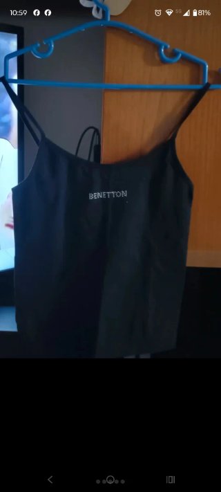 Canottiera Benetton nera