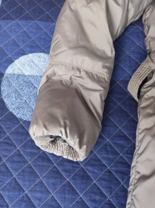 Abrigo de plumas Geox beige talla S