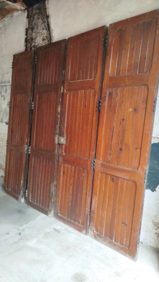 4 Puertas de Madera Mobila para Garaje