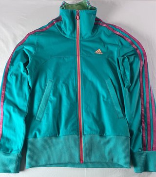 Chaqueta de chándal Adidas turquesa