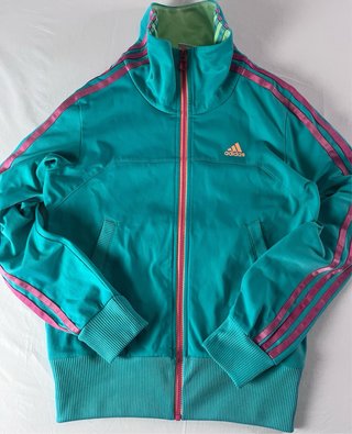 Chaqueta de chándal Adidas turquesa