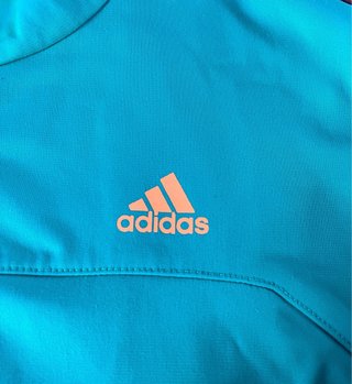 Chaqueta de chándal Adidas turquesa