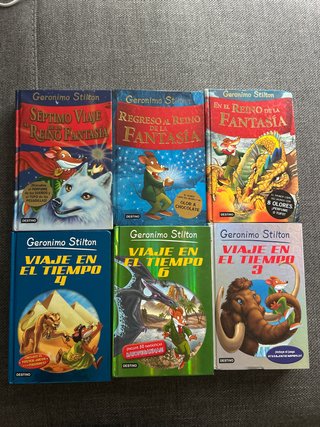 Colección libros geronimo stilton tapa dura