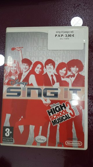 sing it  juego wii