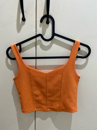 Top de mujer naranja