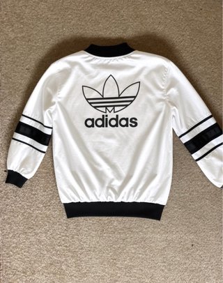 Chaqueta Adidas Blanca y Negra