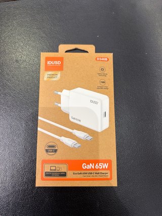 Cargador IDUSD GaN 65W USB-C