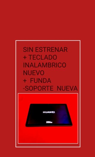 Tablet Huawei con Teclado y Funda