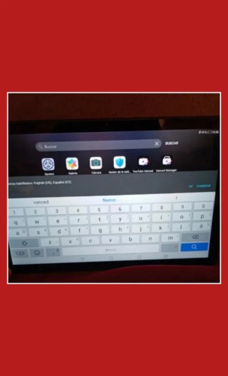 Tablet Huawei con Teclado y Funda
